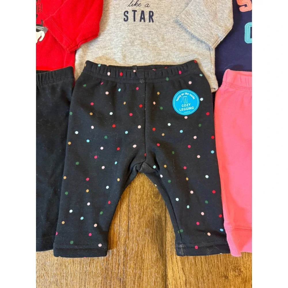 Baby Girl 3 Months Outfits Pants Shirts Bodysuits Long Sleeve Clothes Lot Bestie - Picture 11 of 15